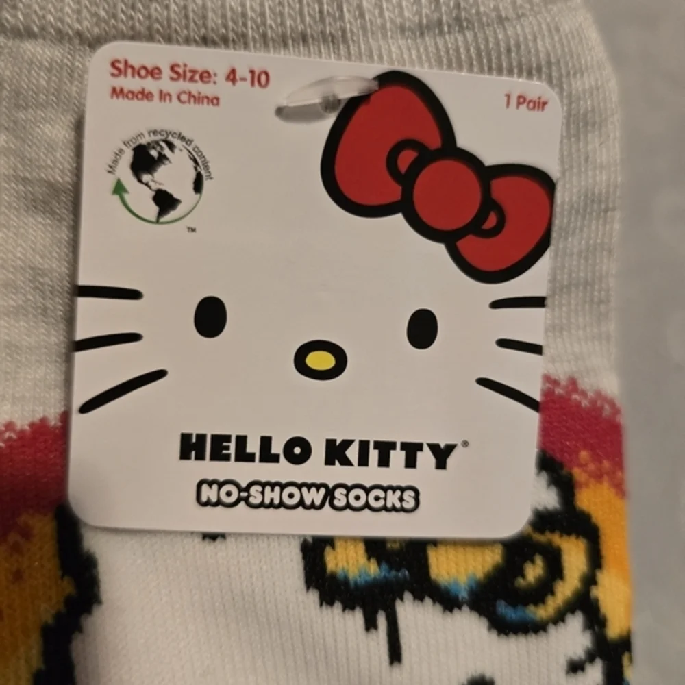 Disney Hello Kitty Mickey Mouse Jack Skellington‎ Womens No Show Socks NWT 4-10